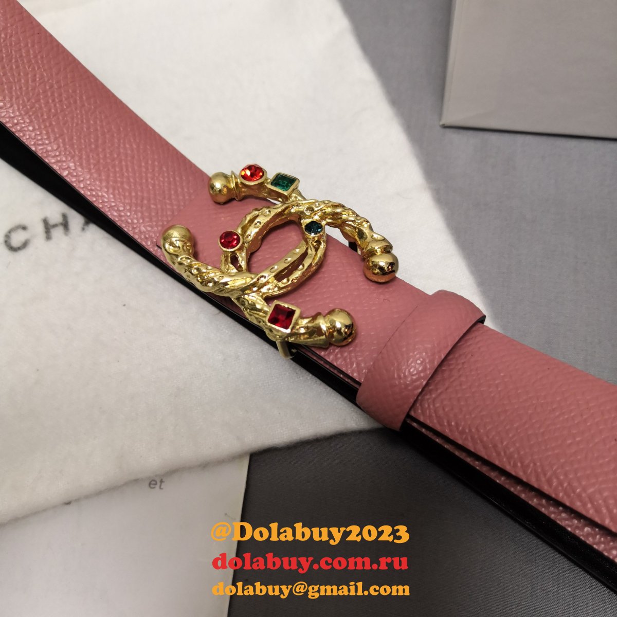 7 Star Replica CC Double C Belt Width 2.5cm 1101