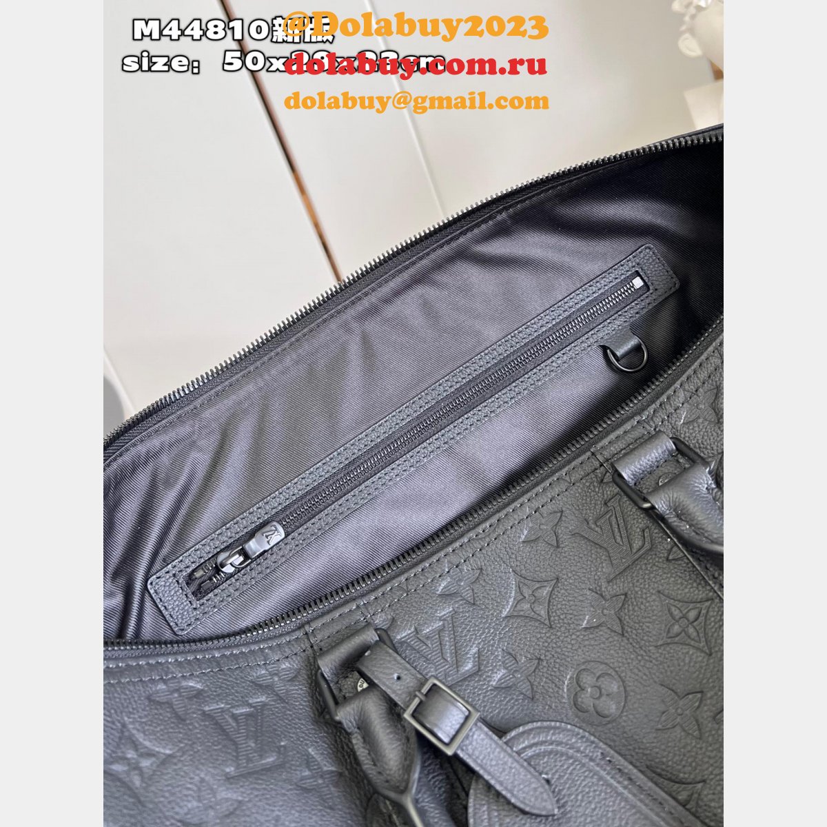 Keepall Bandoulière Fashion Louis Vuitton Replica 50  M44810 Monogram Bag