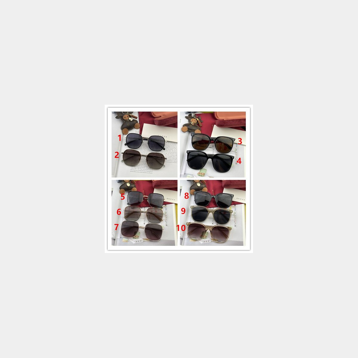 wholesale G*u*i 9807/0242 /g6521/g3369 perfect sunglasses
