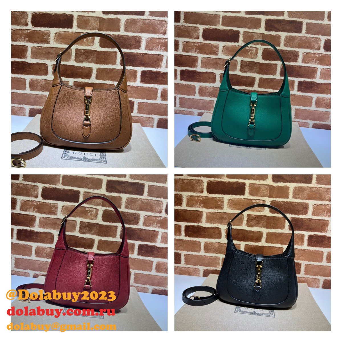 best quality fake G*u*i 636709 jackie 1961 natural grain bag