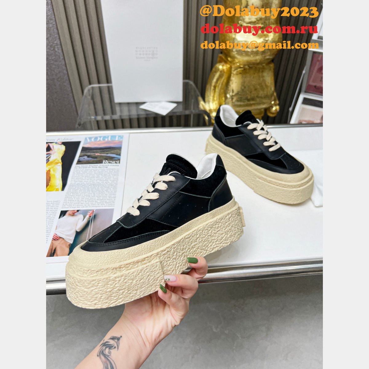 replica ma*s*n Ma*i*la perfect sneakers men/women online sale