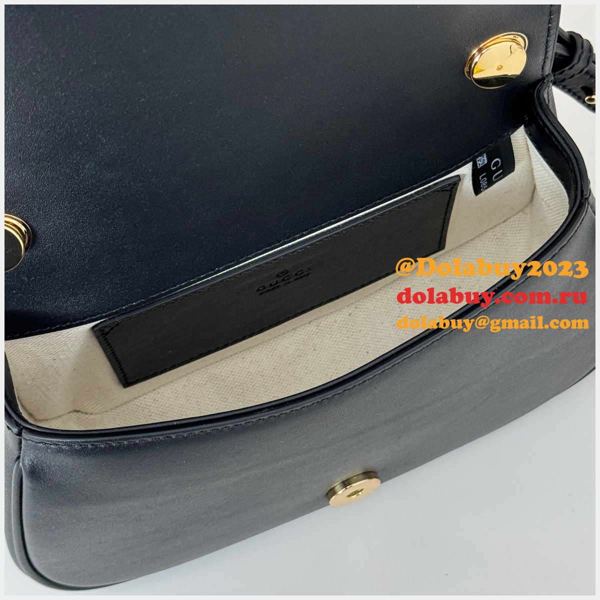 G*u*i blondie knockoff 815700 shoulder natural canvas bag