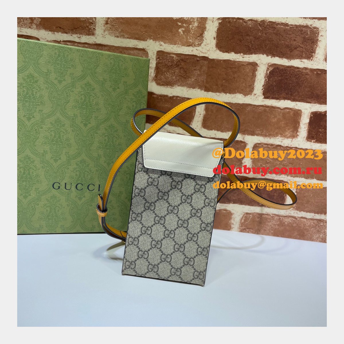 replica best G*u*i 658229 padlock mini bag in beige and ebony gg supreme
