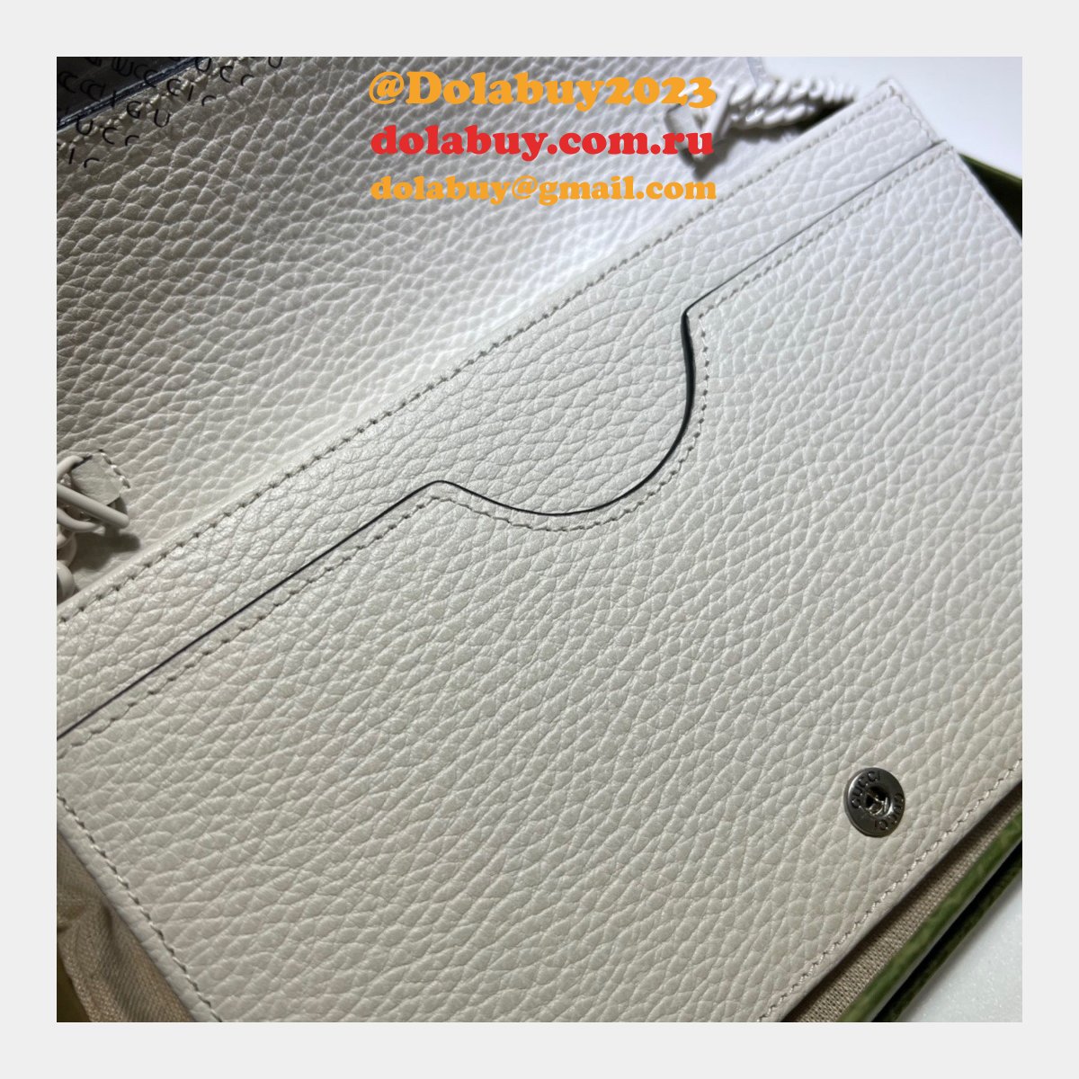 top luxury gg G*u*i replicas 497985 marmont leather mini chain wallets bag