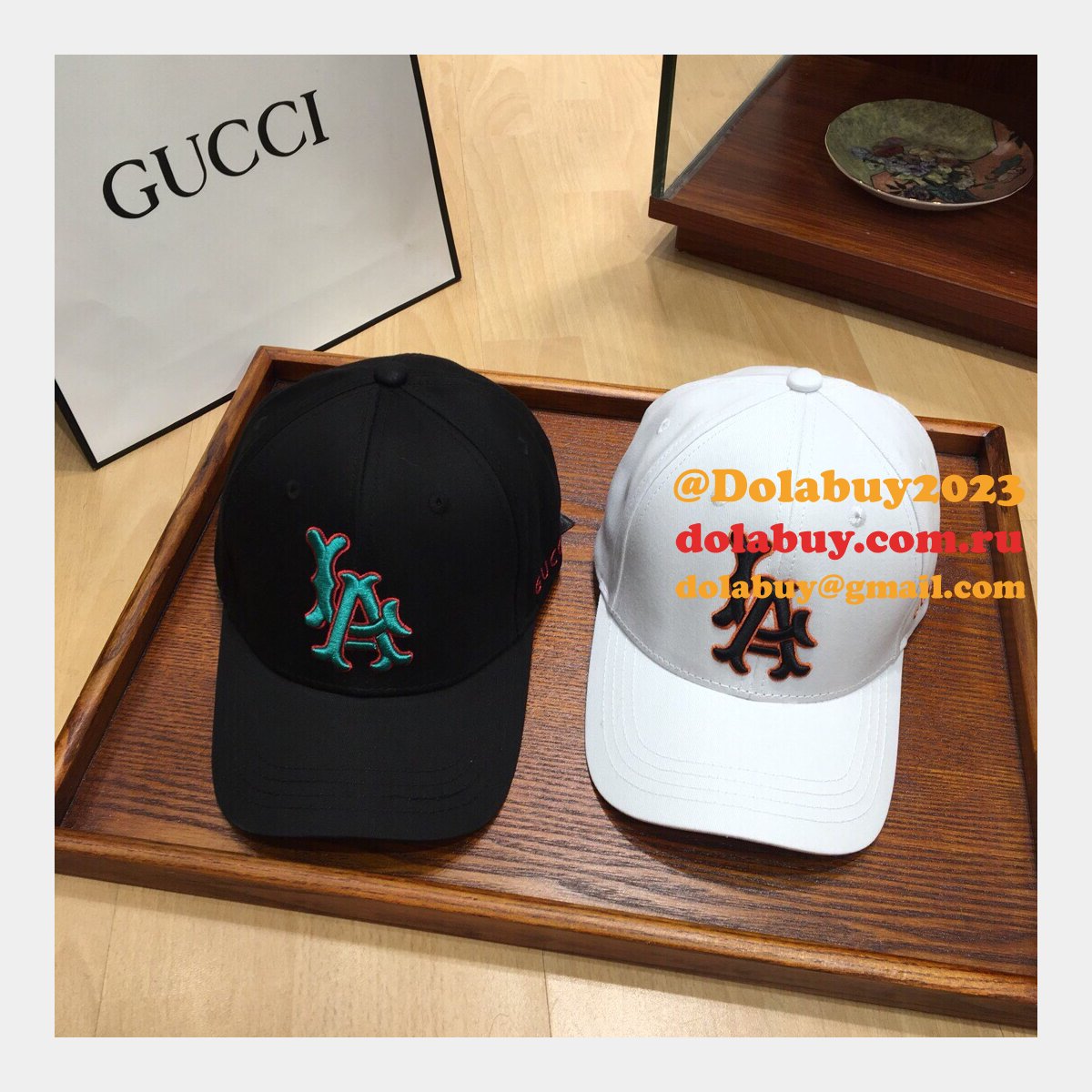 knockoff G*u*i new baseball cap
