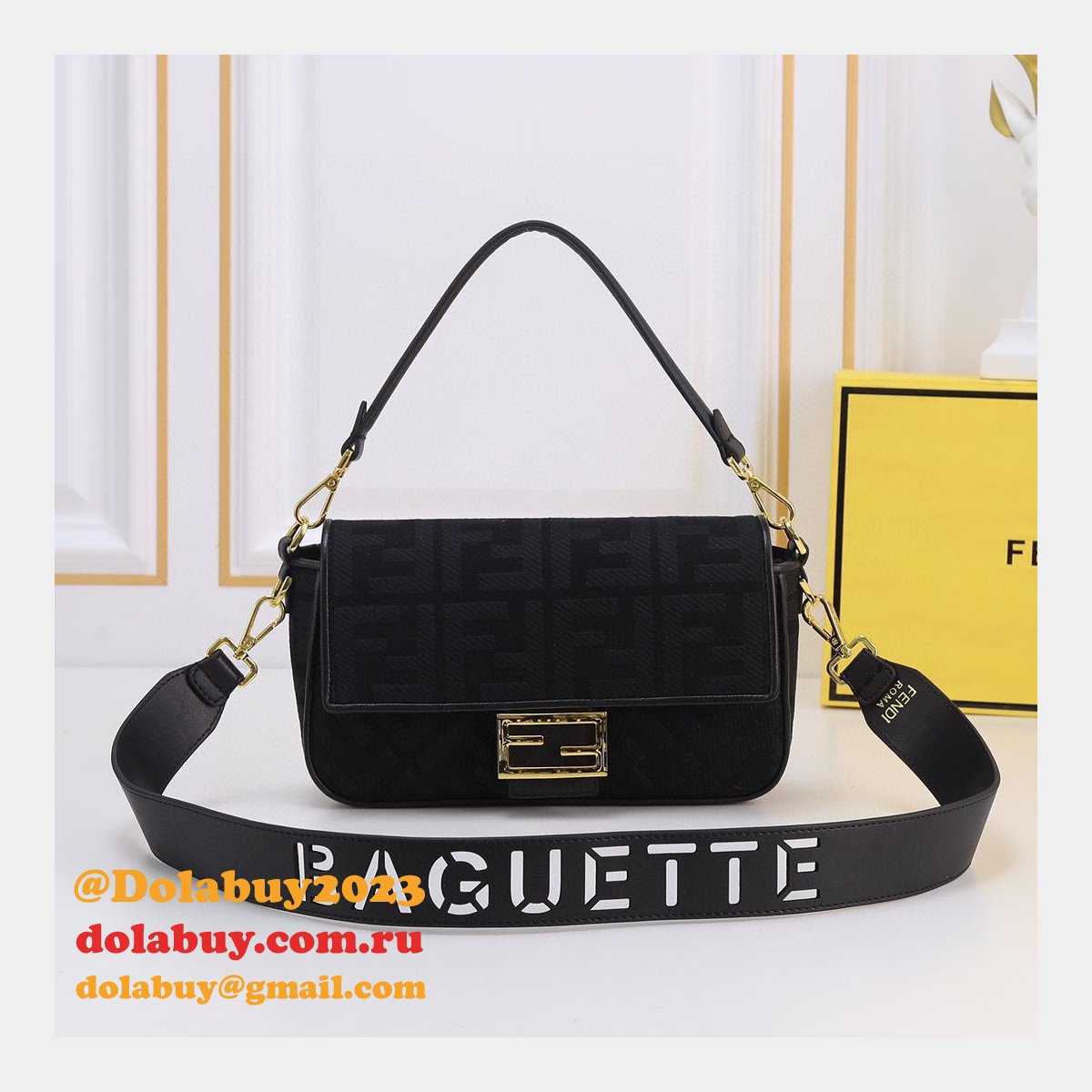 F**di baguette luxury replicad bag