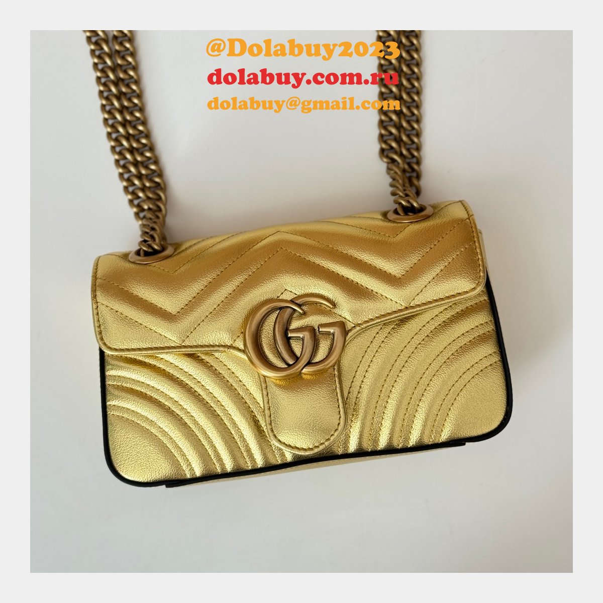 luxury G*u*i gg marmont 476433/446744/443497 replica high-quality bag