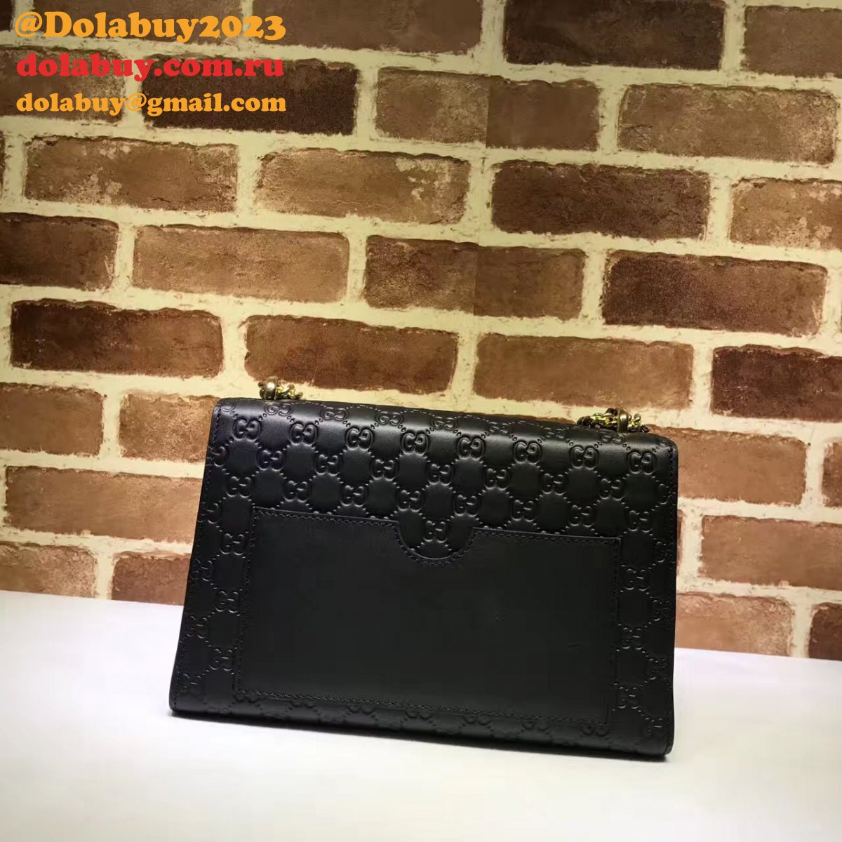 replica 7 star G*u*i padlock medium gg shoulder 409486 bag