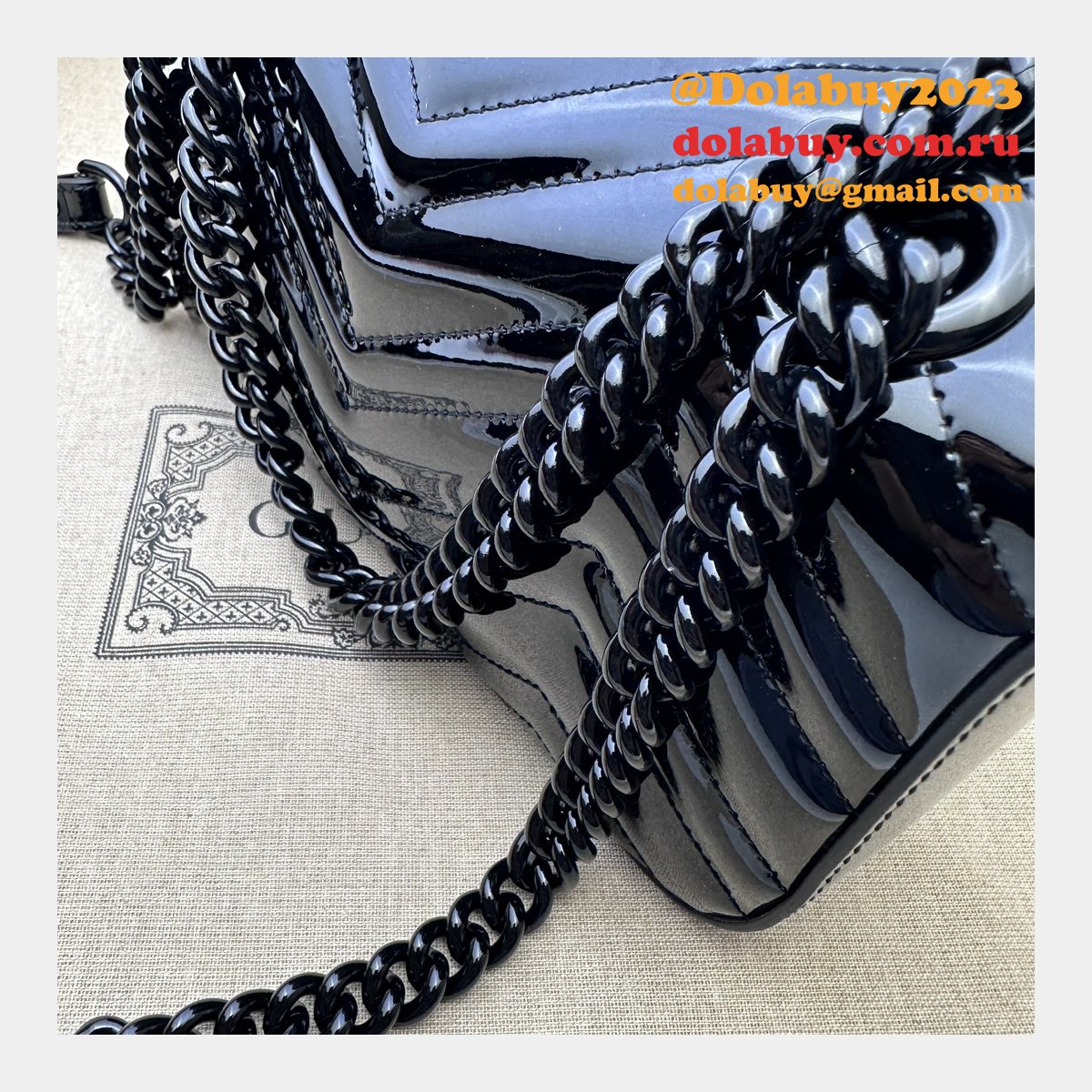 top-quality G*u*i 446744 gg marmont matelassé fake 446744 shoulder bag