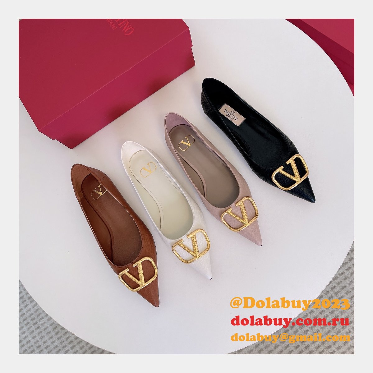 Valentino Garavani Perfect Replica''s Ballerina Shoes Designer Flats