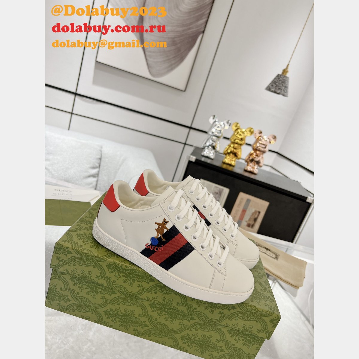 replica best quality ace G*u*i sneakers uk shoes
