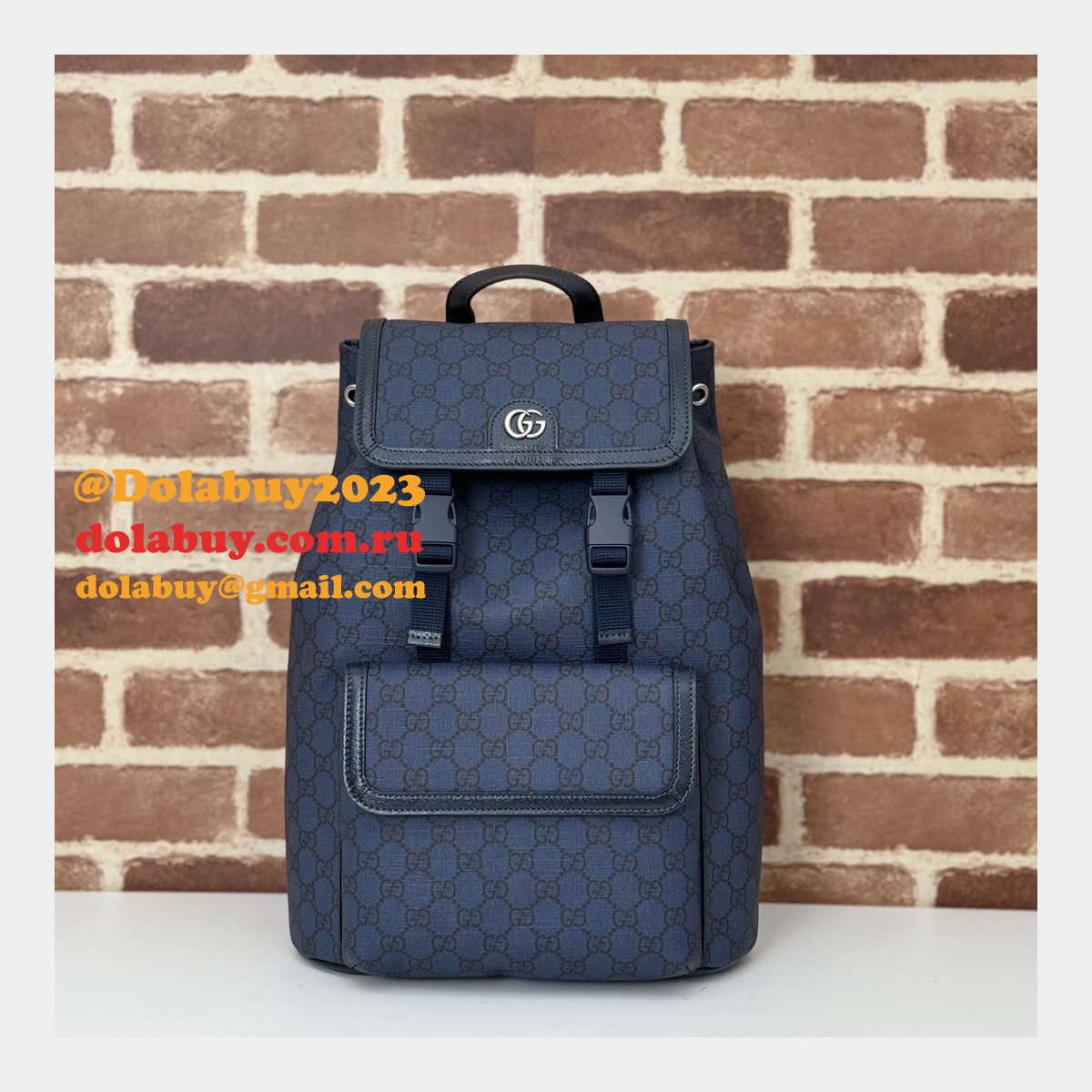 men G*u*i 792114 ophidia small gg backpack ebony supreme copy bag