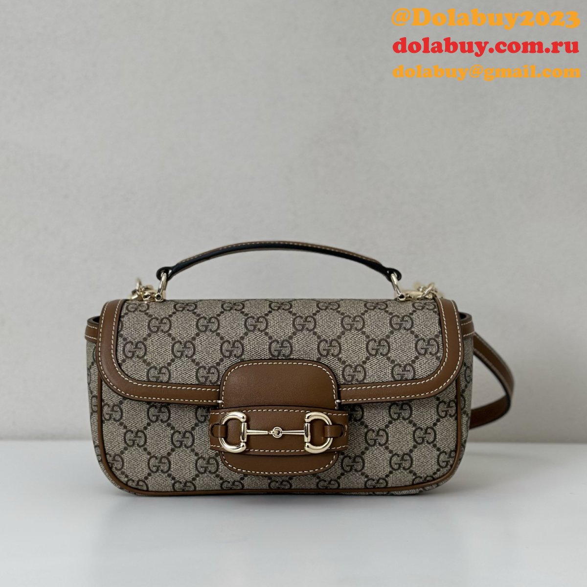 designer G*u*i horsebit 1955 soft small top handle shoulder 815206 bag