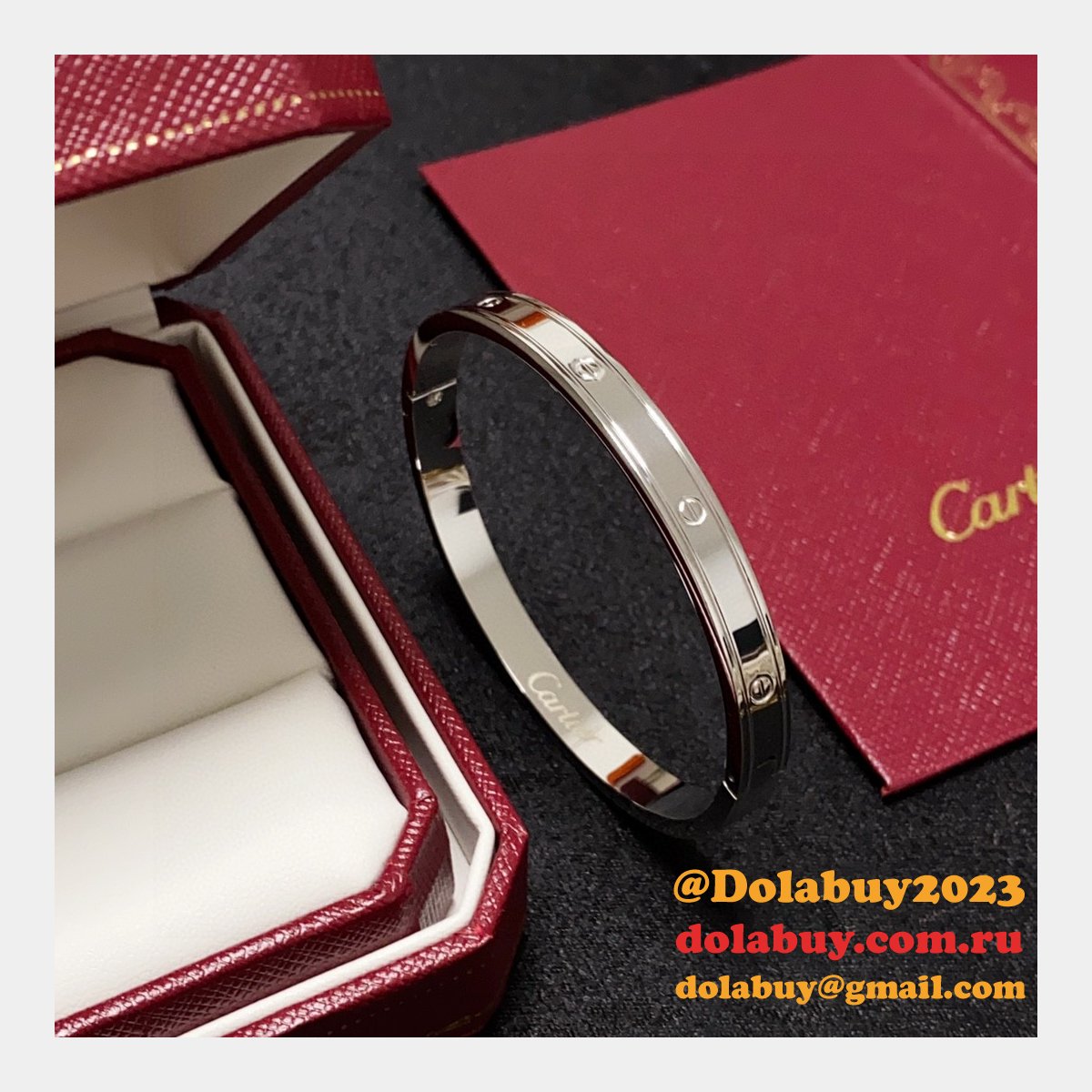 cheap 1:1 mirror Ca*t1er love bracelet wholesale