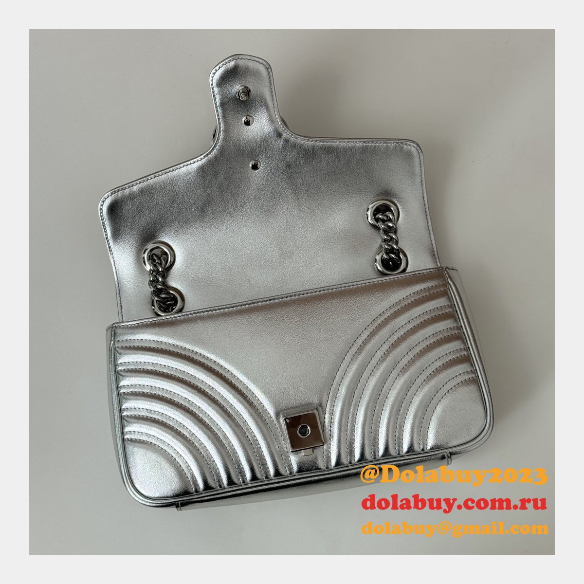inspired G*u*i 443497 gg marmont small shoulder top quality bag