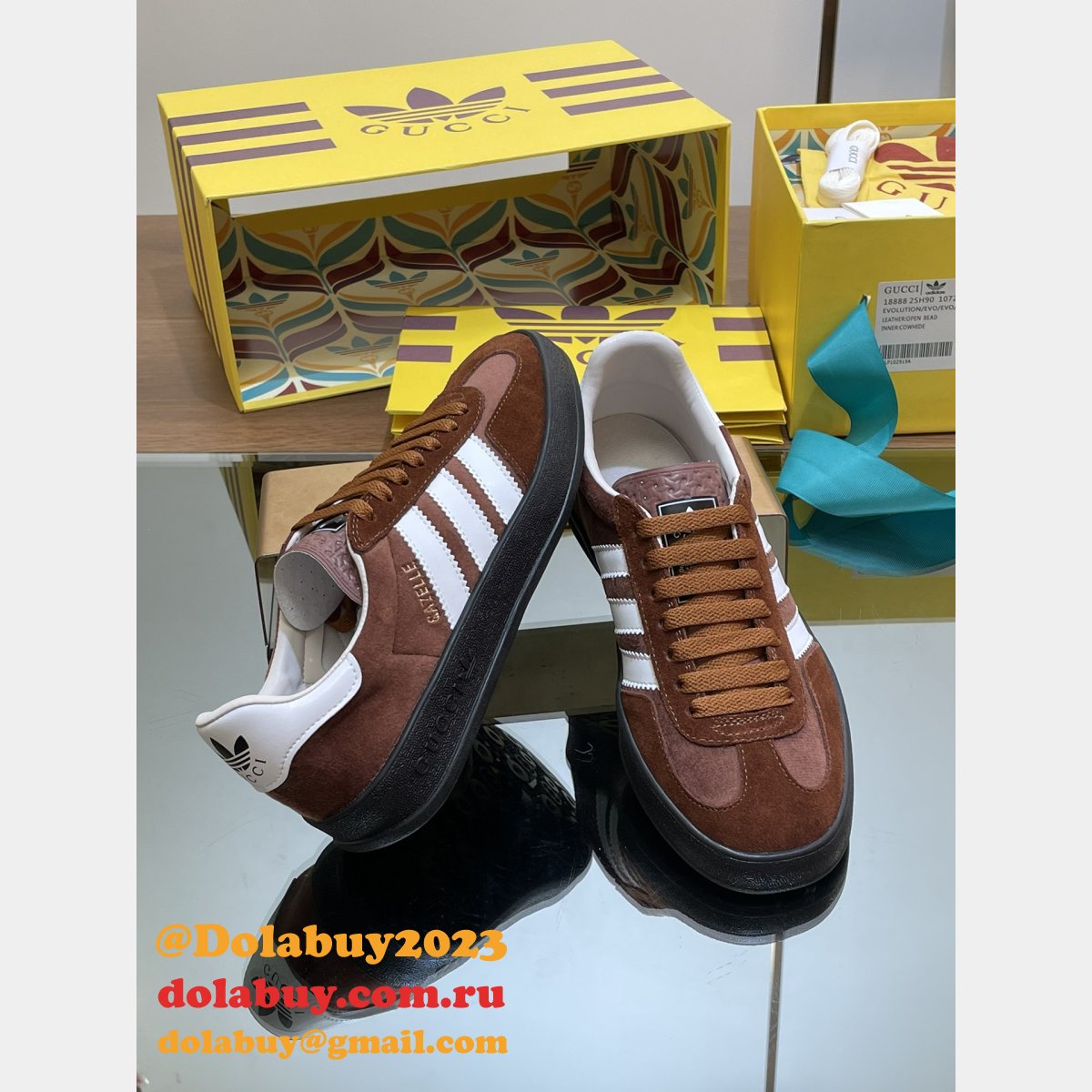 top quality G*u*i & adidas couple sneakers 2024