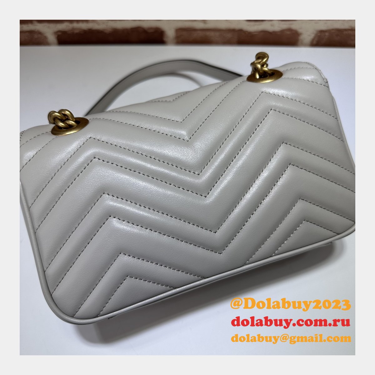 grey gg marmont 446744 mini matelassé G*u*i replicas bag