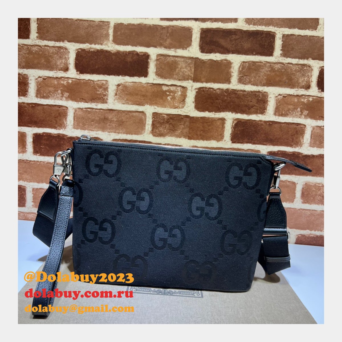 G*u*i fake jumbo gg wholesale 739668 messenger top quality bag
