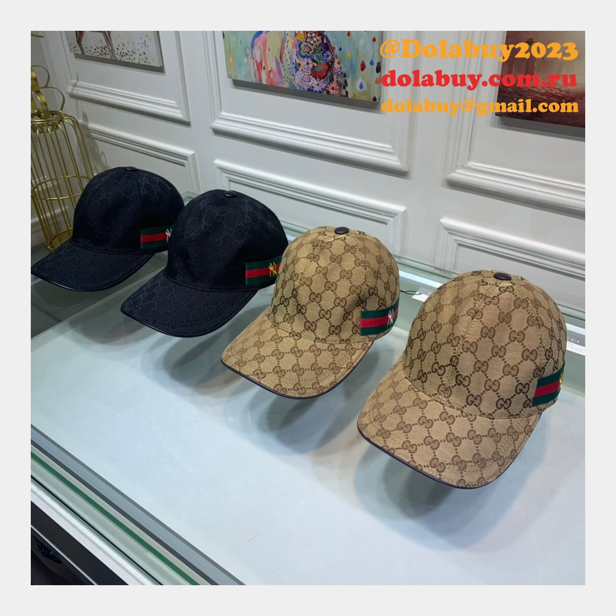 high quality G*u*i ny baseball cap