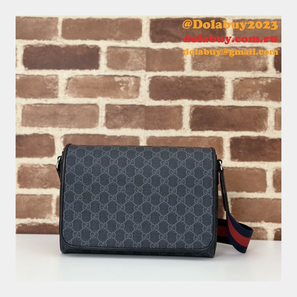 G*u*i replicas 792124 gg supreme crossbody ophidia men bag