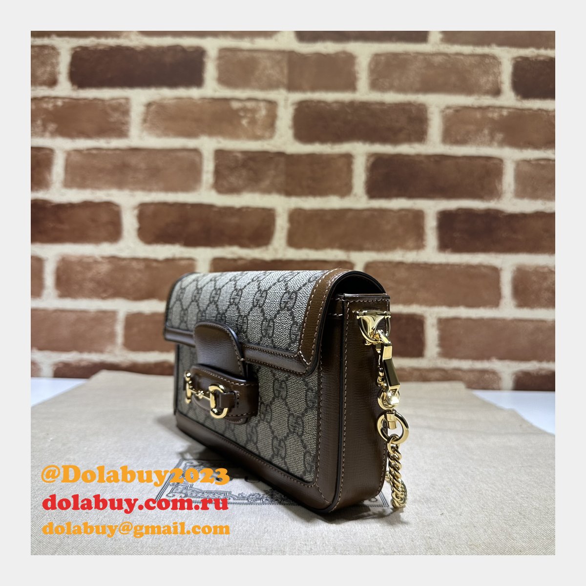 horsebit 1955 top quality G*u*i aaa+ 752002 replica bag