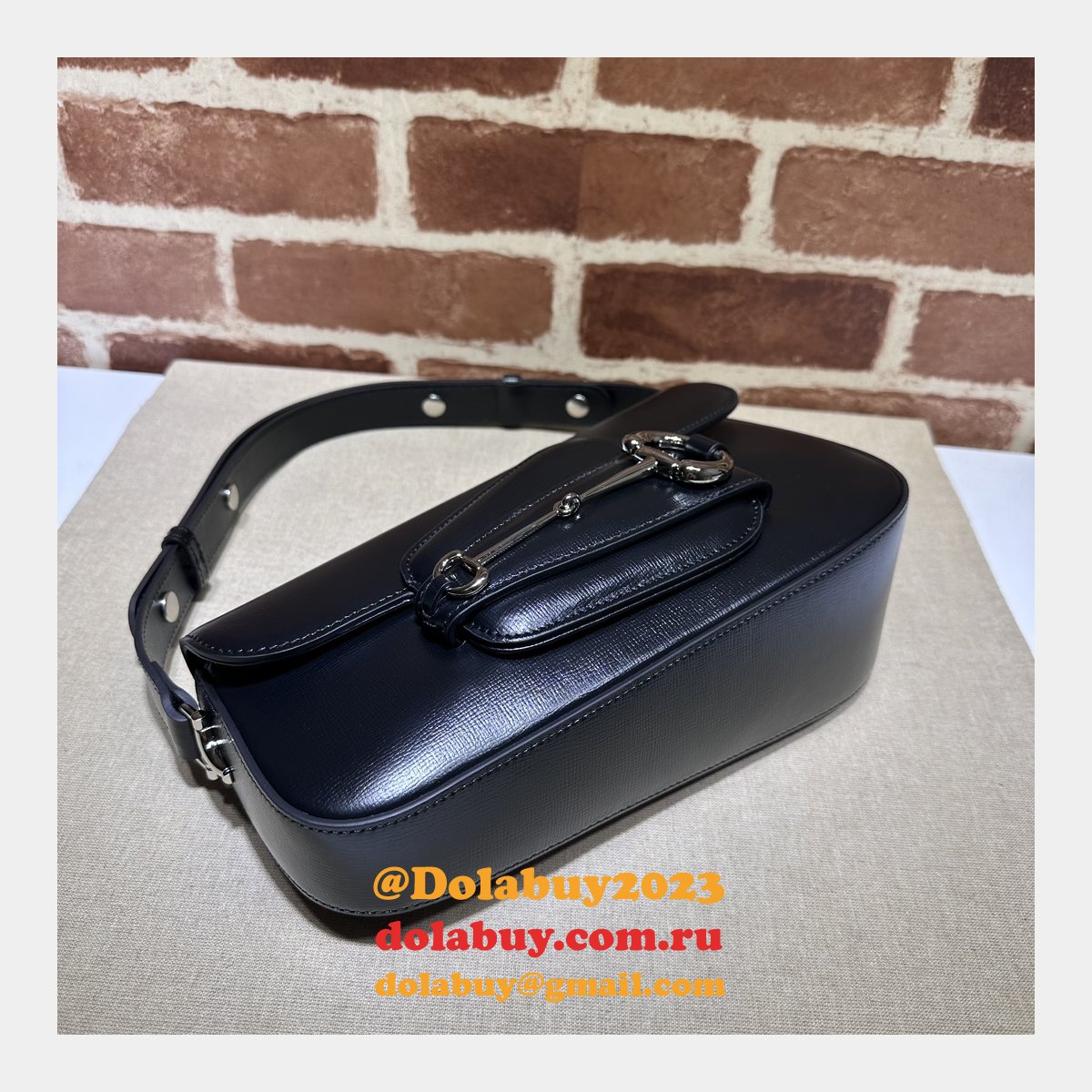 G*u*i copy horsebit 1955 764155 shoulder 1:1 mirror bag