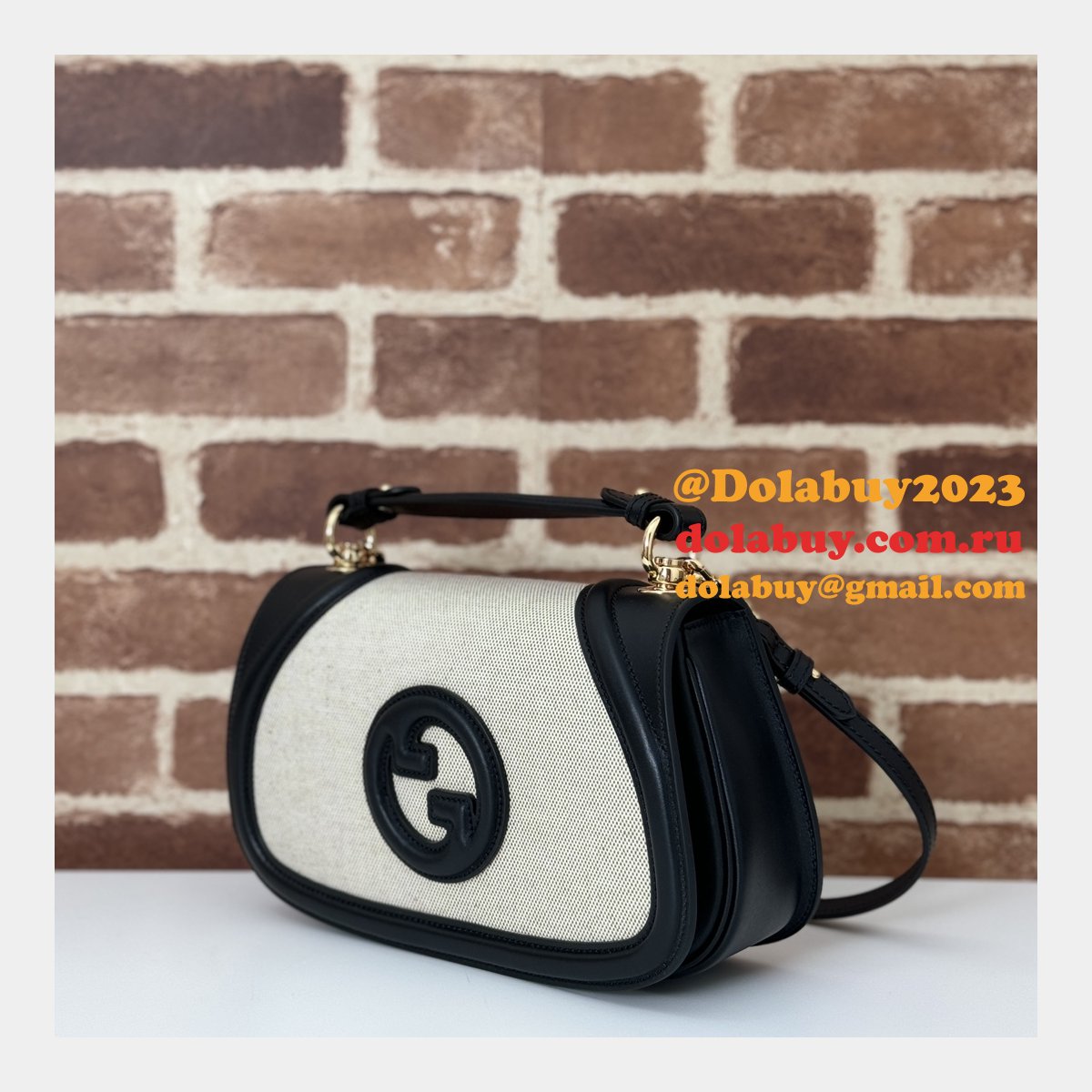 G*u*i luxury blondie shoulder top handle 815714 replica bag