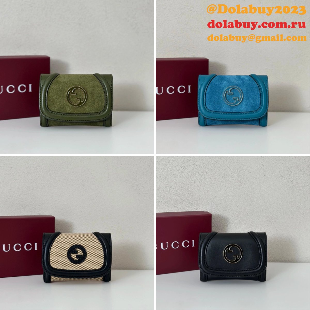 G*u*i knockoff blondie card case leathergoods 818811 bag