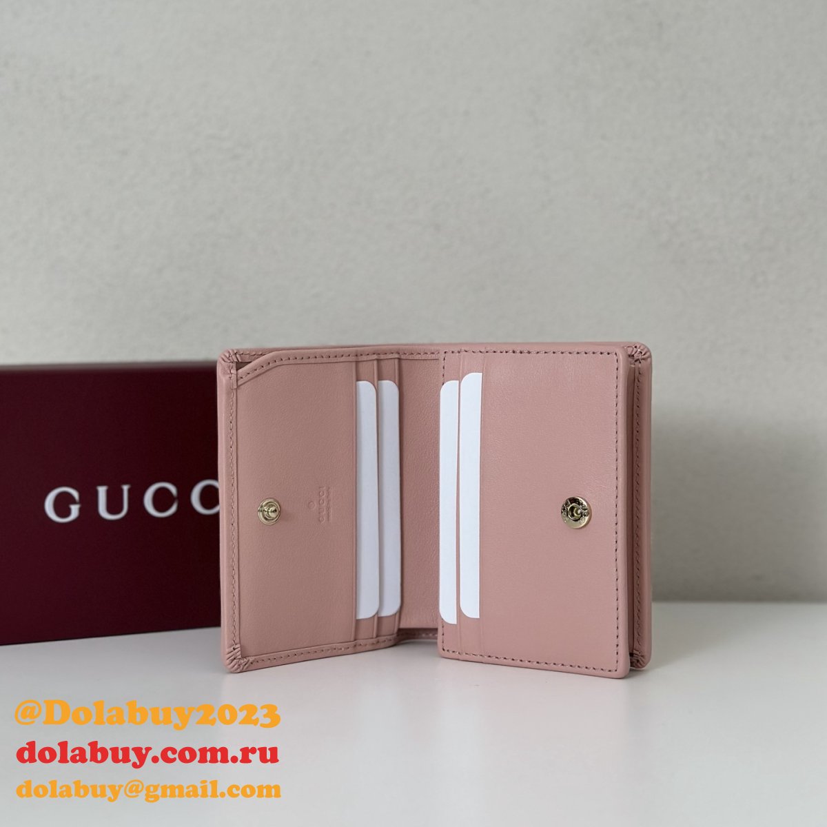 G*u*i inspired gg emblem compact wallet 820692/621887 bag