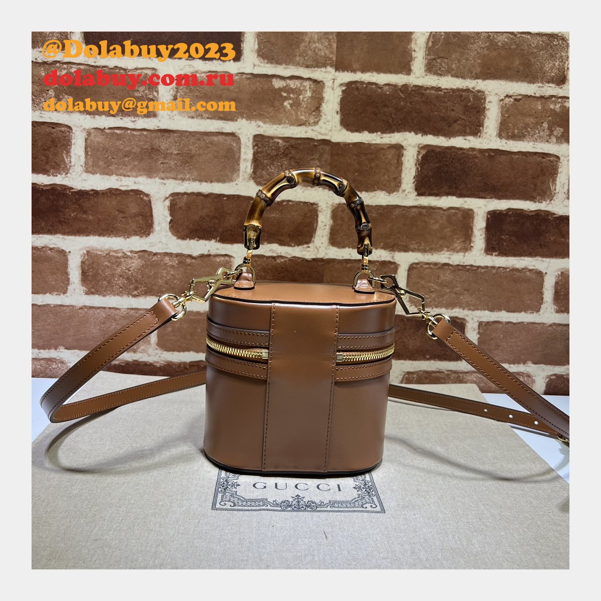 duplicate bamboo shoulder 760200 designer G*u*i fashion bag