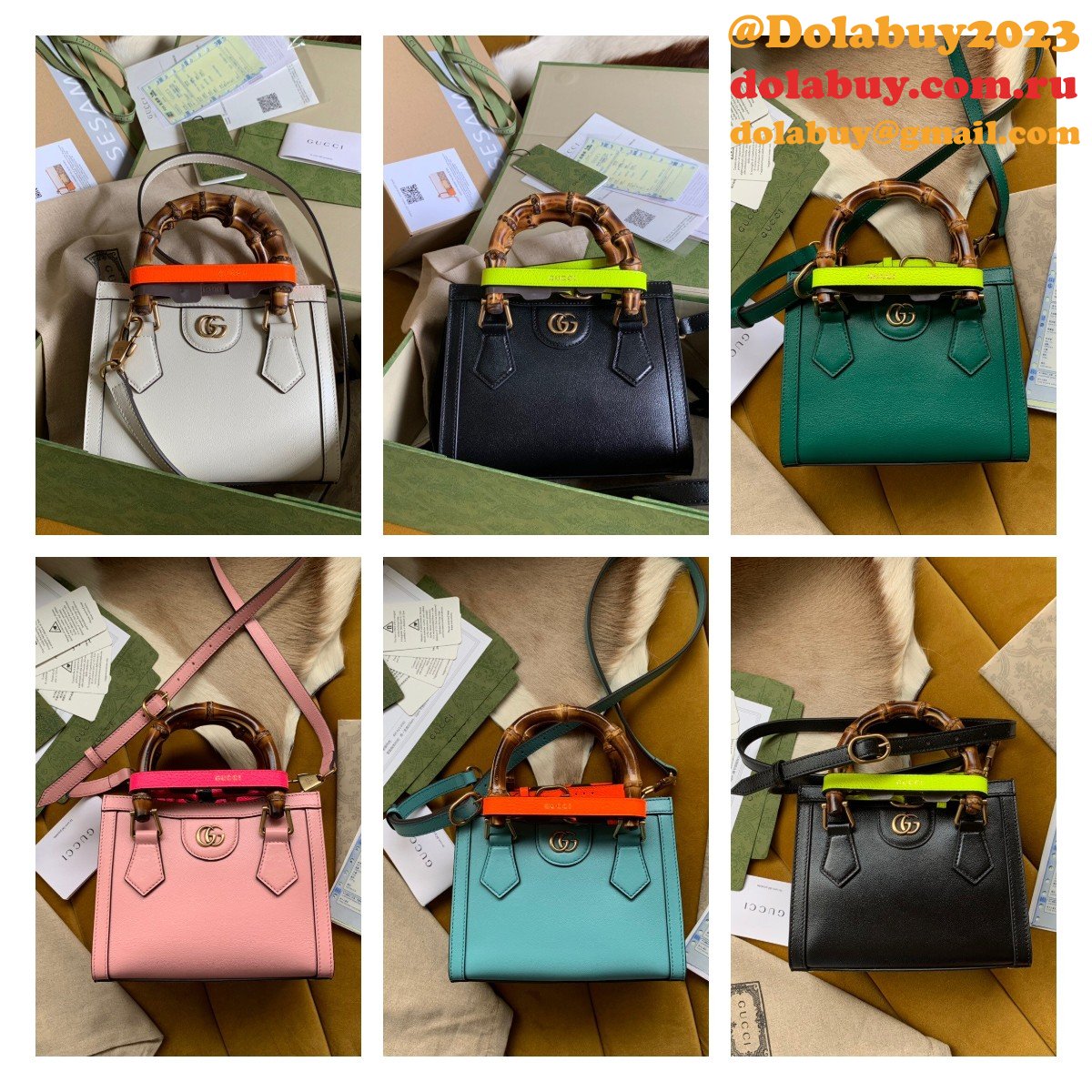 top quality replica G*u*i diana mini tote 655661 bag