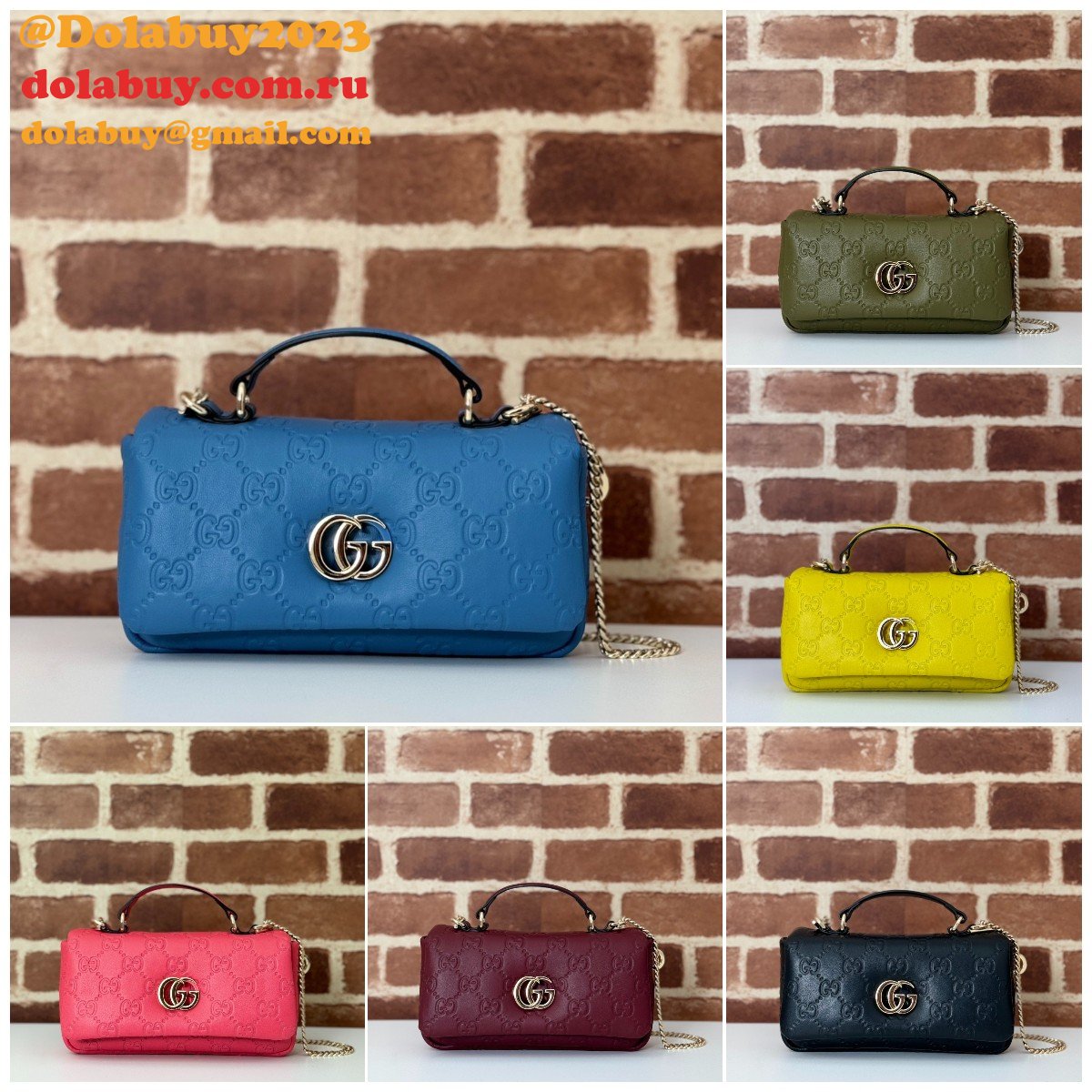 G*u*i duplicate gg milano 806017 top handle high bag
