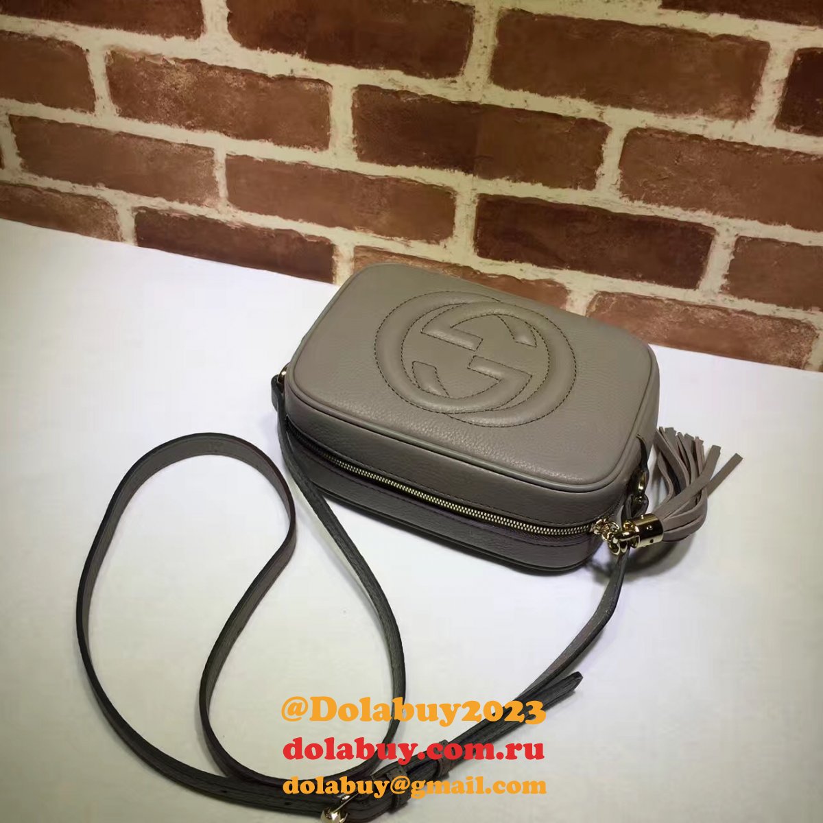 aaa+ G*u*i replicas soho small leather disco 308364 bag