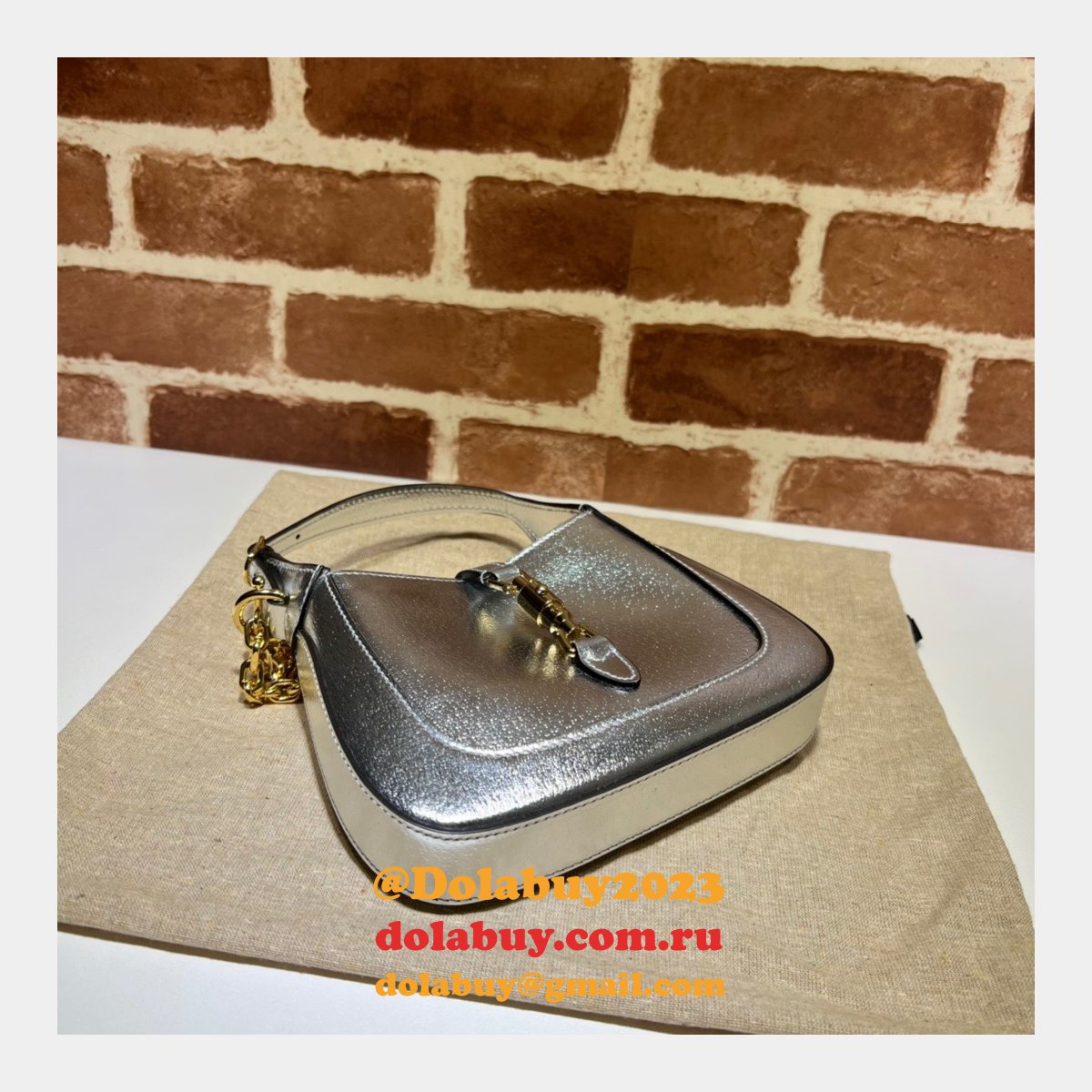 G*u*i replica chain 675799 jackie 1961 lizard cheap bag