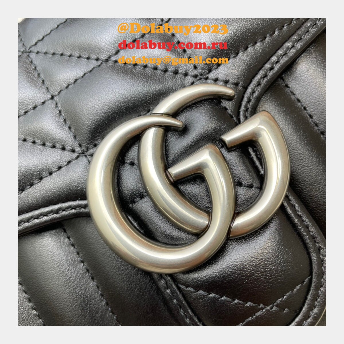 G*u*i best quality gg marmont mini top handle 583571 bag
