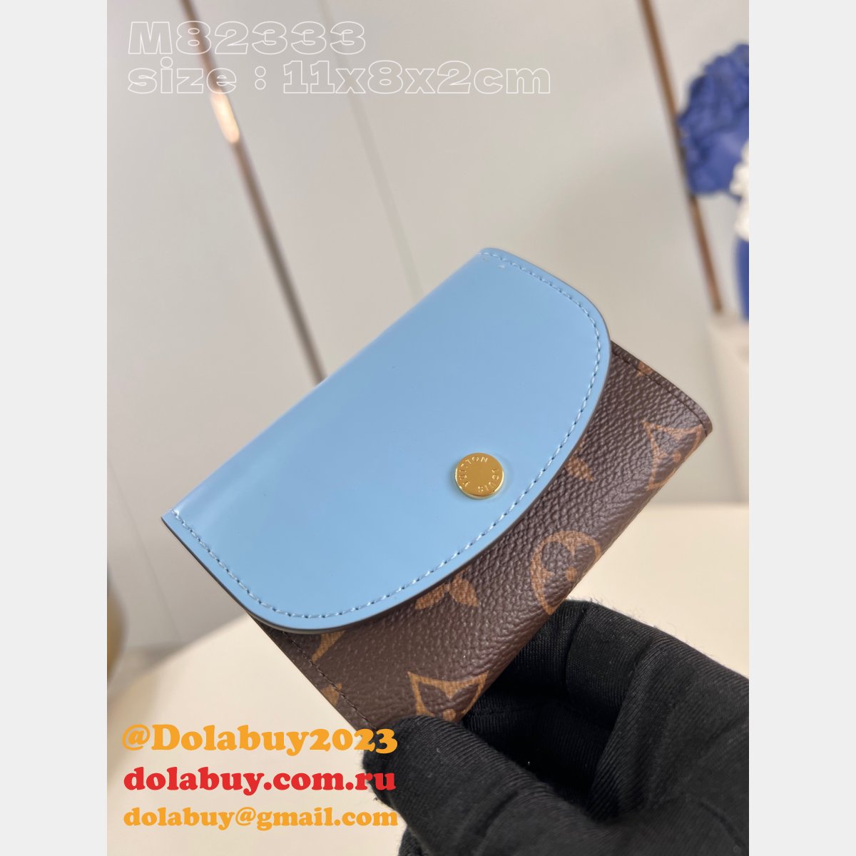 top quality rosalie coin purse 1:1 mirror m82333 l0vis Vvtt0n bag