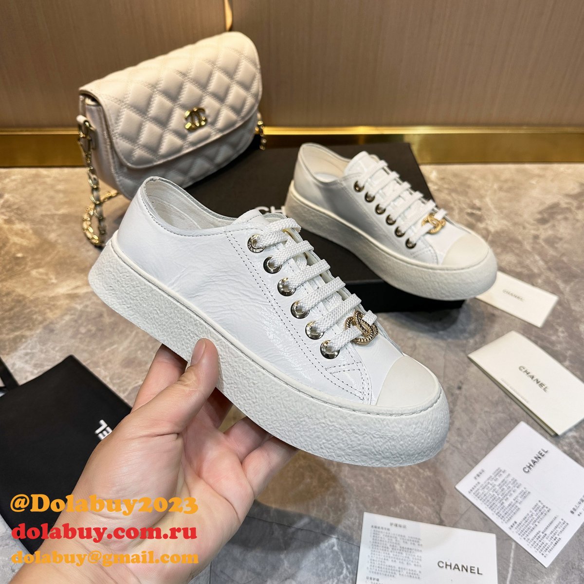 Inspired chane 1:1 Mirror women sneaker