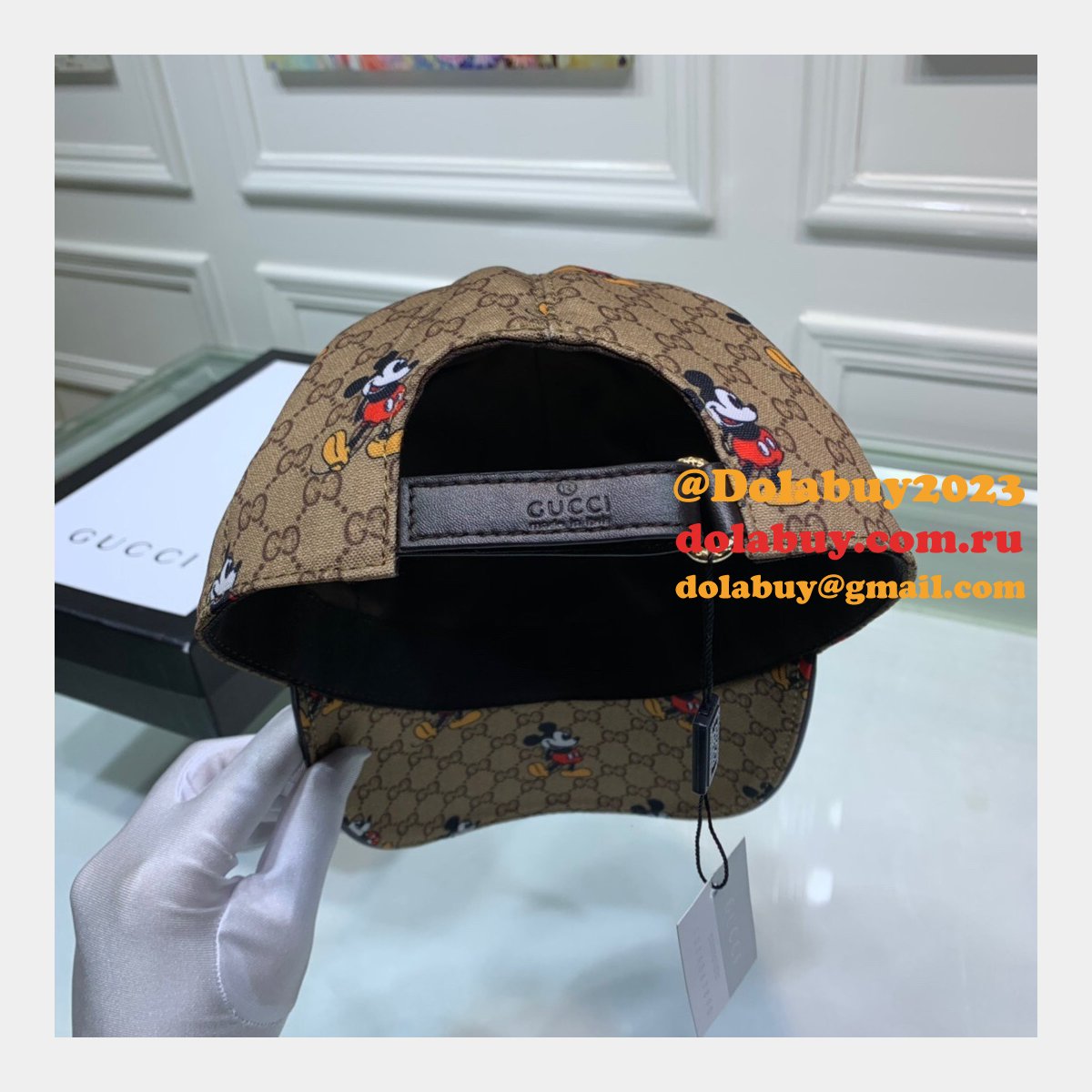 top quality G*u*i mickey mouse hats