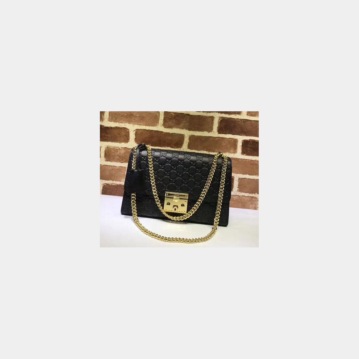 replica 7 star G*u*i padlock medium gg shoulder 409486 bag
