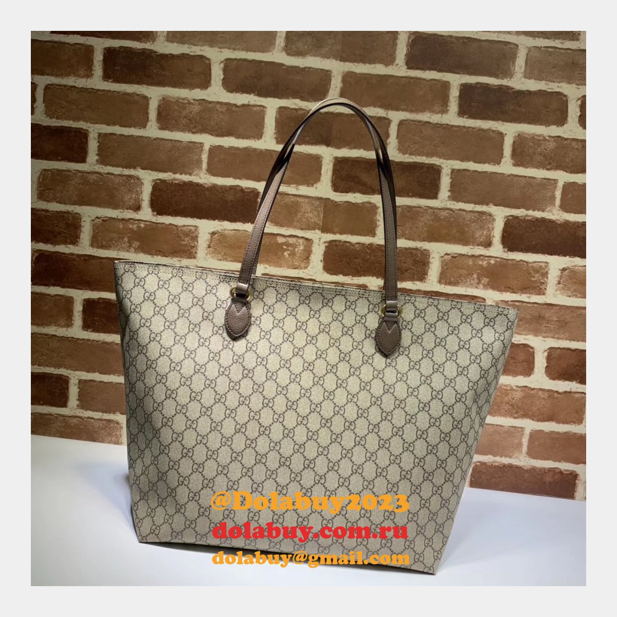 top quality G*u*i soft gg supreme ophidia medium tote 547974