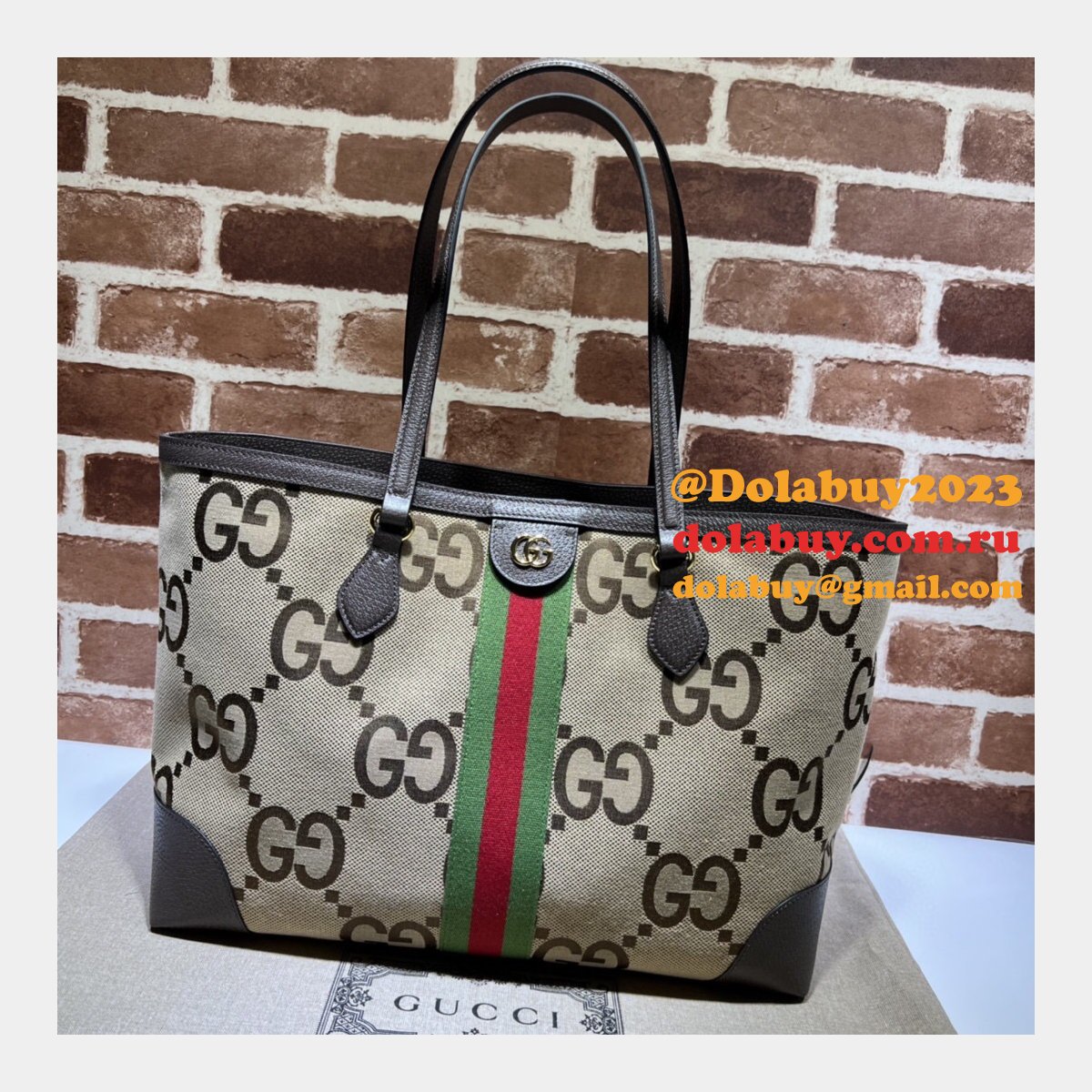 replica G*u*i perfect ophidia jumbo gg medium tote 631685 bag