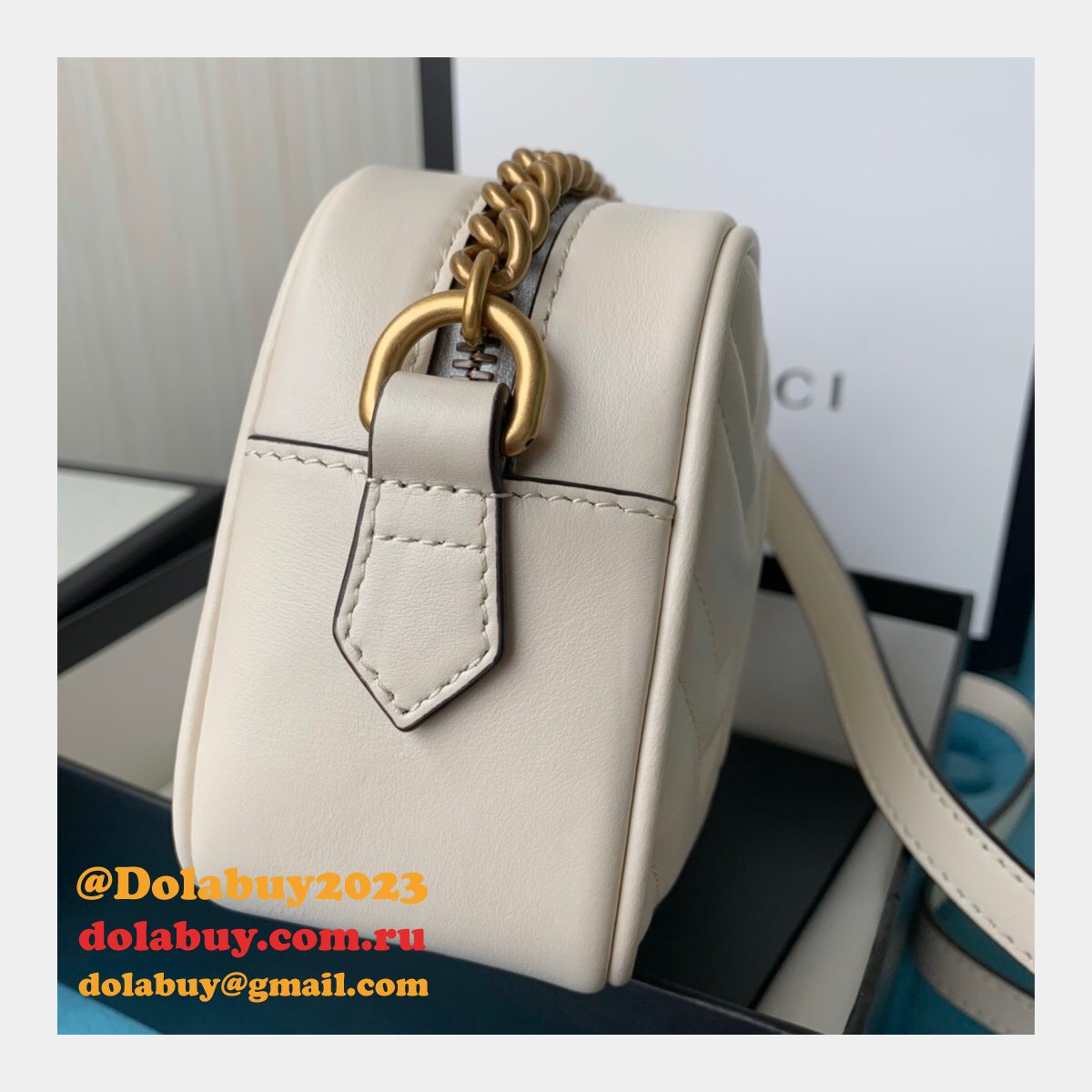 G*u*i replica gg marmont matelassé mini 448065 bag