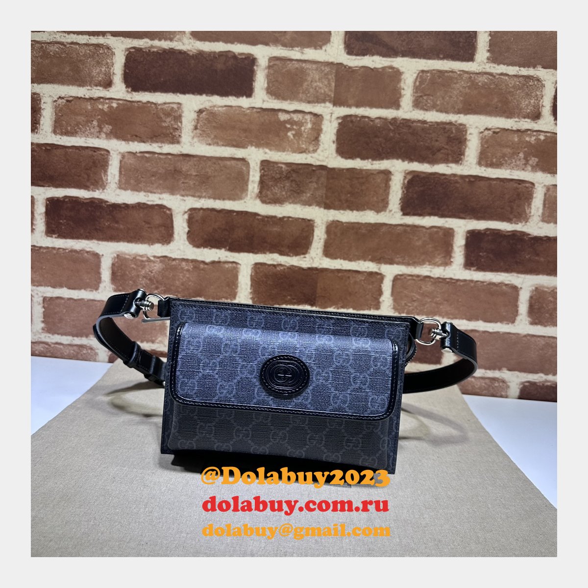 designer interlocking g G*u*i replica gg belt 746300 bags