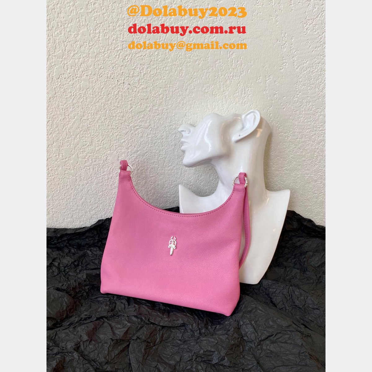 designer Ch*0me He**ts replica cheap viv silver hardware bags