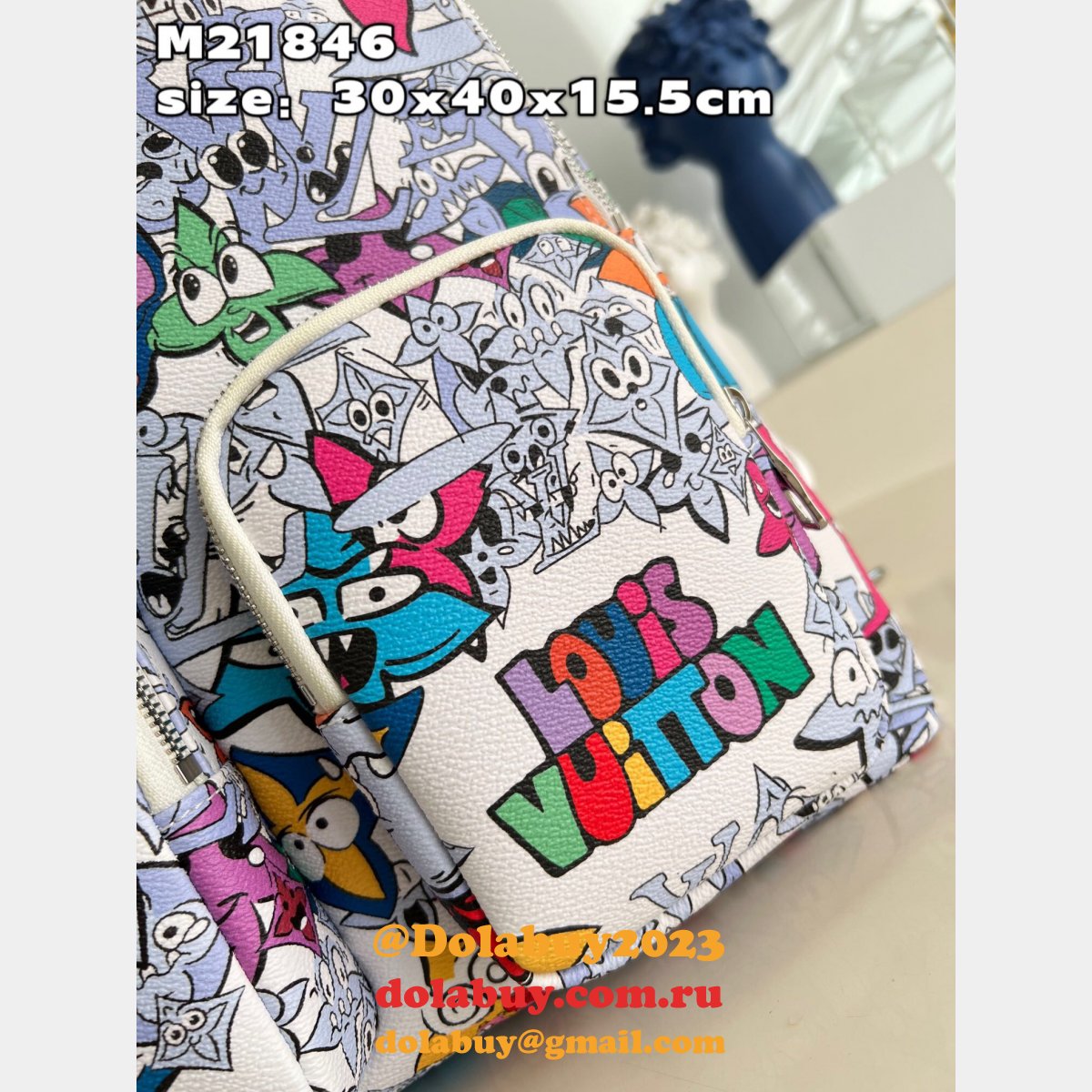 Dolabuy Replica M21846 Louis Vuitton Backpack Fashion Bag