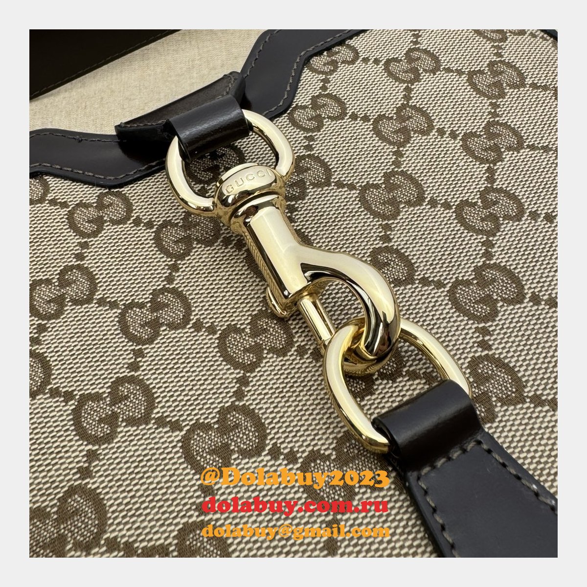 G*u*i 7 star 782911 original bucket shoulder fake bag