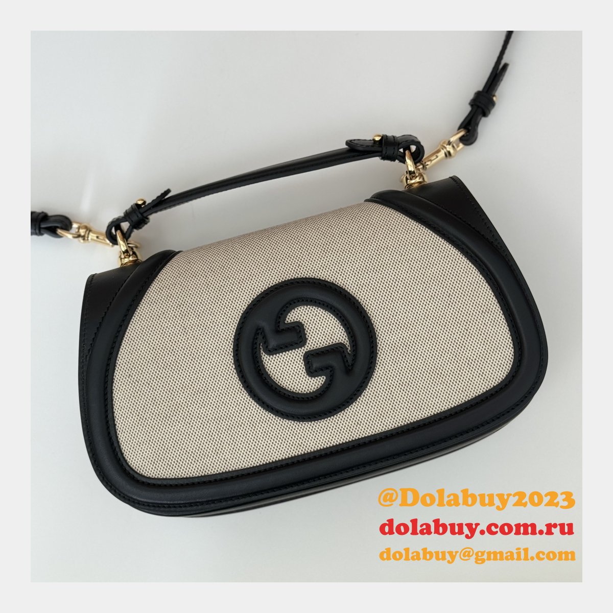 G*u*i luxury blondie shoulder top handle 815714 replica bag