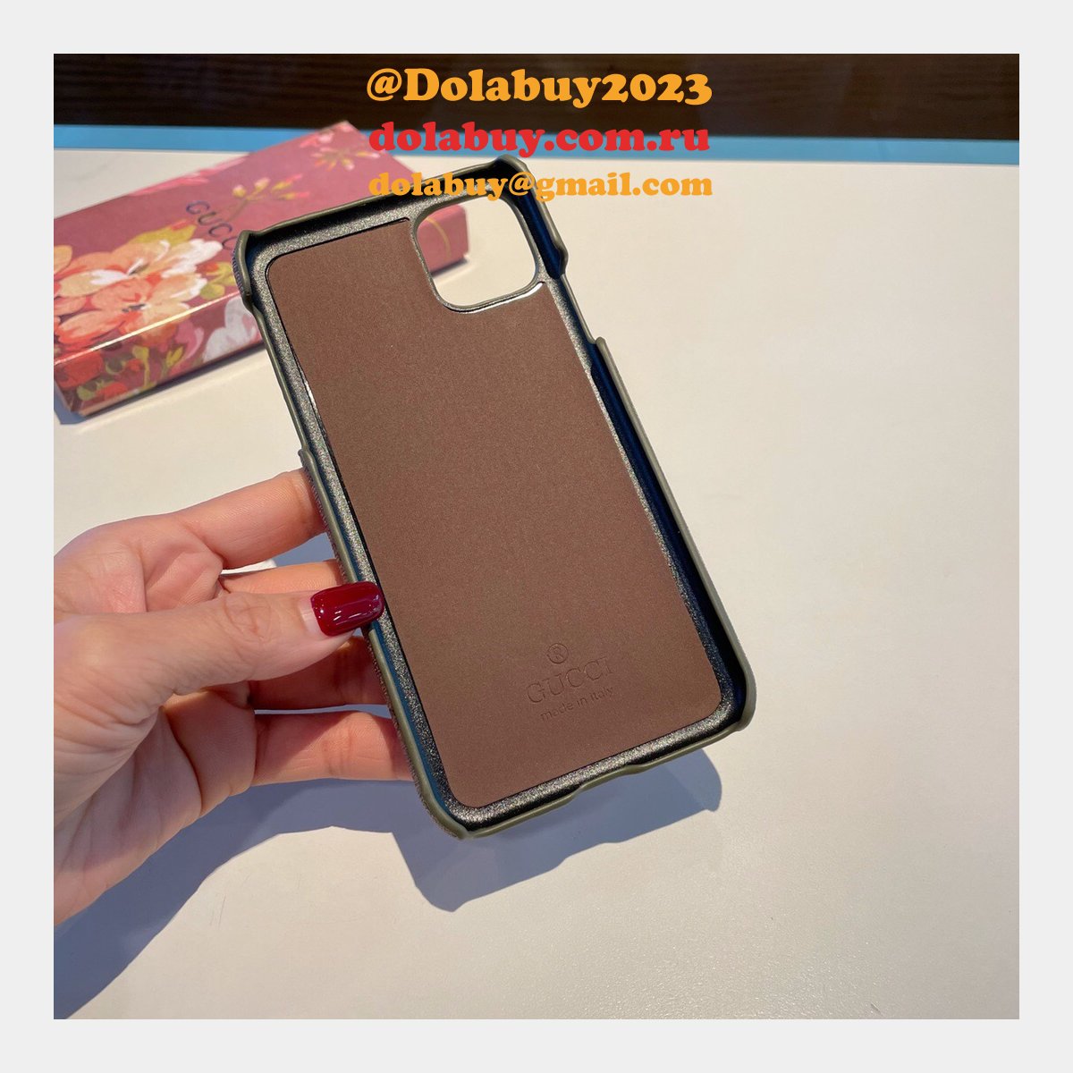 shop G*u*i iphone case on dolabuy china