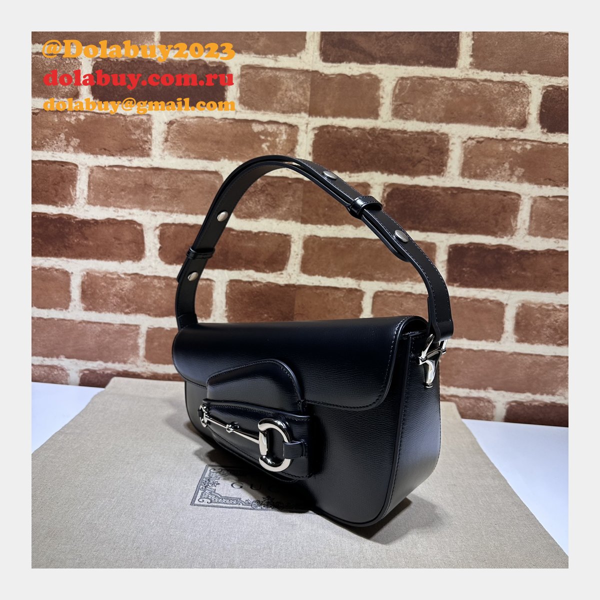 G*u*i copy horsebit 1955 764155 shoulder 1:1 mirror bag