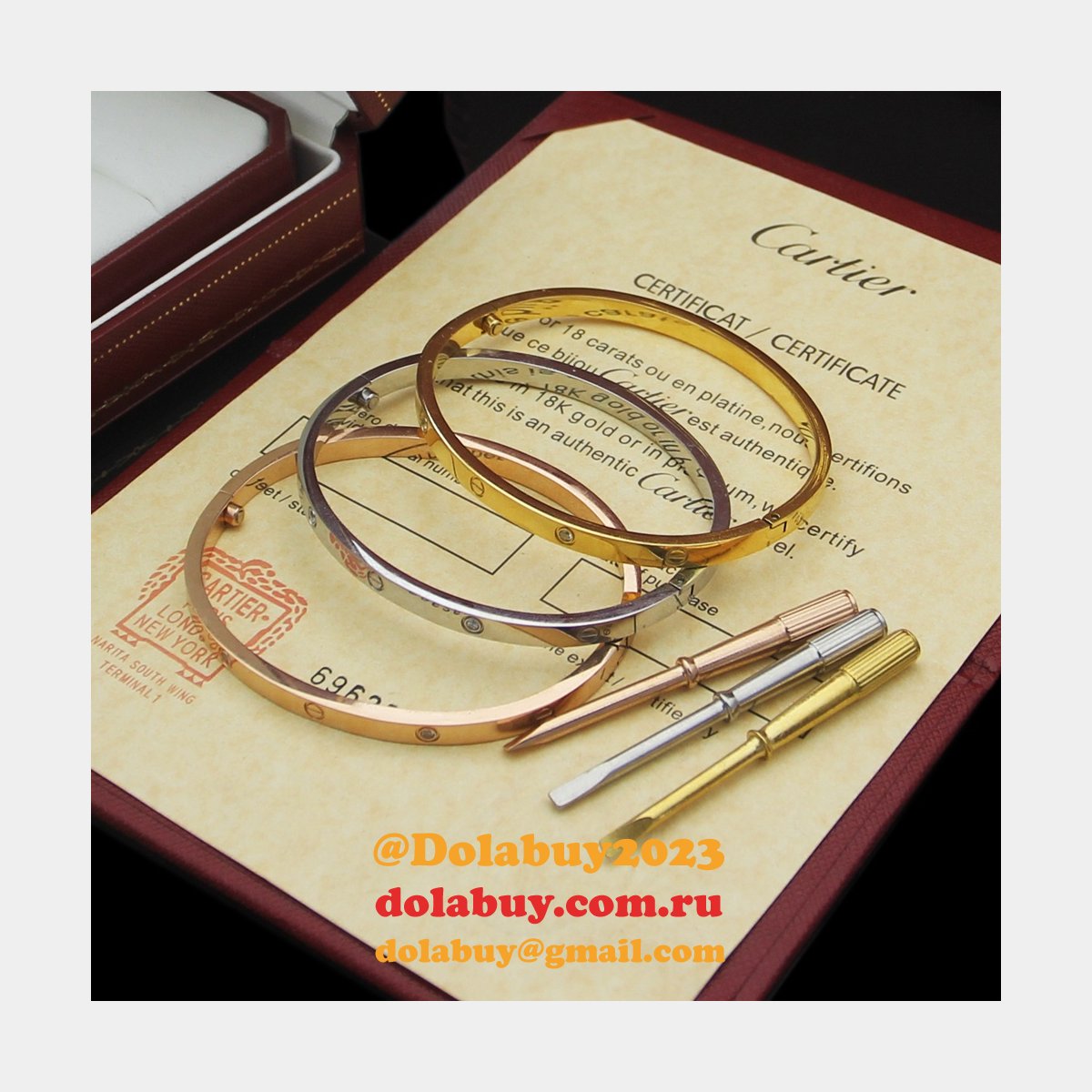 cheap 1:1 mirror Ca*t1er love bracelet wholesale